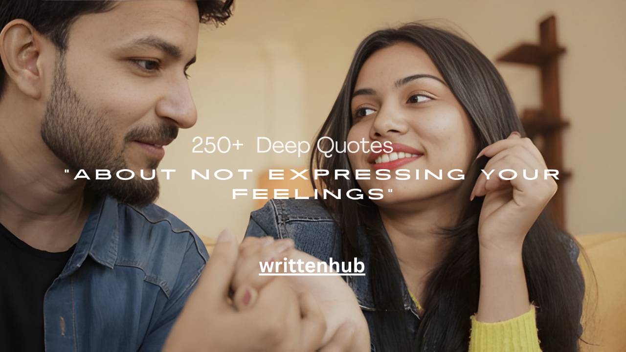 250+ Deep Quotes About Not Expressing Your Feelings